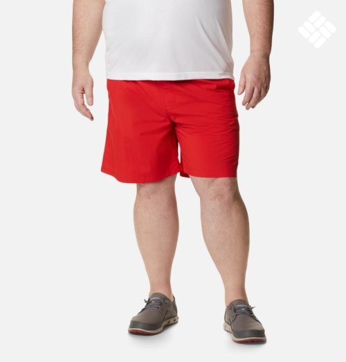 Men's Columbia PFG Backcast III Water Shorts Red | Plus Size CA-PL308